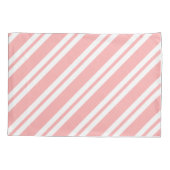 Elegant pink and white merry Christmas  Kussensloop (Achterkant)