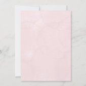 Elegant Pink birthday invitation Kaart (Achterkant)