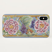 Elegant Pink, Blue Waterverf Floral Chinoiserie Case-Mate iPhone Case (Achterkant (horizontaal))