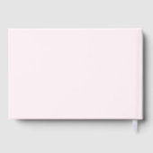 Elegant Pink Bow It's a Girl Baby Shower Rose Gold (Verso)