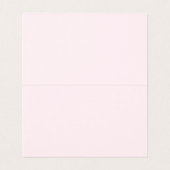 Elegant Pink Bow Theme Books for Baby Card (Inside Unfolded)