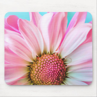 Elegant Pink Chic Daisy Muismat