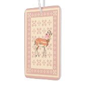 Elegant Pink Doe-patterned Christmas Luchtverfrisser (Links)