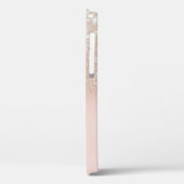 Elegant Pink Flamingo Crown Princess, Glitter Boke Case-Mate iPhone Case (Achterkant / Links)