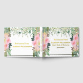 Élégant Pink Floral Retraite Party Gold Foil (Complet)