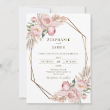 Elegant Pink Floral Waterverf Weddenschap