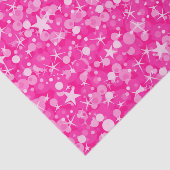 Elegant Pink Glitter Tissuepapier (Detail)