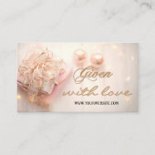 Élégant Pink Gold Holidays Certificat cadeau (Devant)