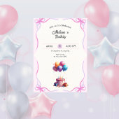 Elegant Pink Pastel Birthday Kaart