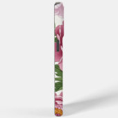 Elegant Pink Peony Floral Phone Case (Achterkant / Rechts)
