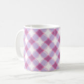 Elegant Pink Purple Geometric Pattern Mug (Devant gauche)
