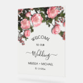 Elegant Pink Romantic 3D Roses Wedding (Angle)