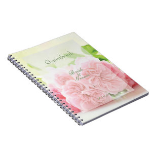 Elegant Pink Summer Roos Weddenschap Notitieboek