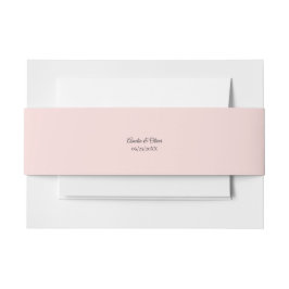 Elegant Pink Tulips Bouquet Wedding  Uitnodigingen Wikkel