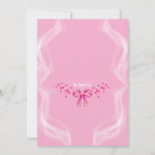 Elegant Pink Wedding Invitation (Dos)