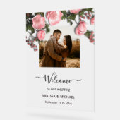 Elegant Pink White 3D Roses Wedding (Angle)