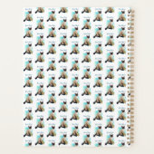 Elegant Pisces Zodiac Cat Planner Notebook (Dos)