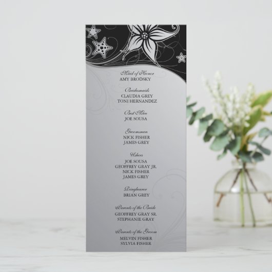 Elégant Plage Destination Mariage Programmes Théma (Debout devant)