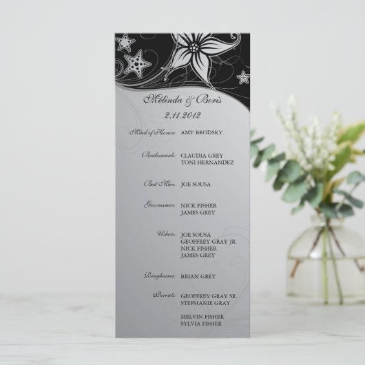 Elégant Plage Destination Mariage Programmes Théma (Debout devant)