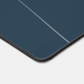 Elegant Plain Dusty Navy Blue Script Monogram Bureaumat (Hoek)