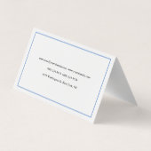 Elegant Plain Minimalist Visitekaartjes (Achterkant)