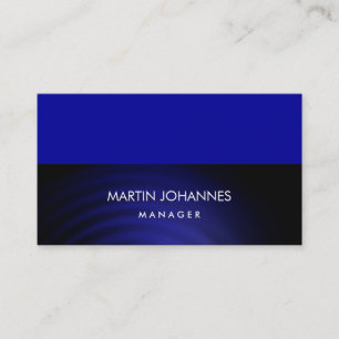 Elegant Plain Stijlvol Blauw Kleur Visitekaartje