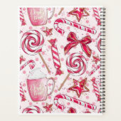 Élégant planificateur de Noël des Fêtes (Dos)