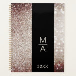Élégant planificateur de Parties scintillant Monog<br><div class="desc">Élégant planificateur de Parties scintillant Monogram. Ce produit n'utilise pas de particules lustrées / glitzers, Silver Gold est seulement le ton de couleur. Parfait pour les designers, stylistes, salons, coiffeurs et maquilleurs, les artistes de clous et de Lash, centre de bien-être et plus encore. Par exemple, vous pouvez : Joindre...</div>