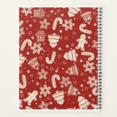 Élégant planificateur de vacances de Noël 2024 (Dos)