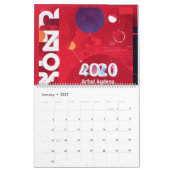 Élégant planificateur et calendrier 2025 (Jan 2027)