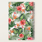 Élégant planificateur monographique Tropical Perso (Dos)