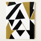ÉLÉGANT PLANNER BLANC NOIR ART DÉCO (Dos)