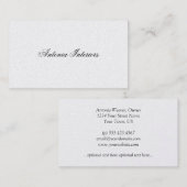 Elegant Platinum Visitekaartje (Voorkant / Achterkant)