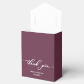 Elegant Plum Gunbox Bedankdoosjes (Geopend)