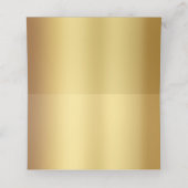 Elegant Plum Paars Gold Calligraphy Wedding (Binnenkant ongevouwen)