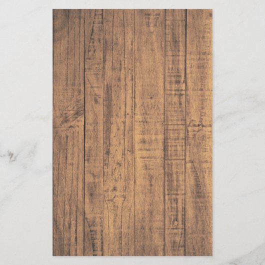 Elegant Plum Paarse Rustic Wood Script Weddenschap (Achterkant)