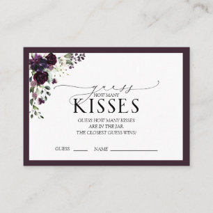 Elegant Plum Paarse Waterverf Vrijgezellenfeest Ga Informatiekaartje