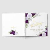 Élégant Plum violet Boho Roses Mariage à huile (Complet)