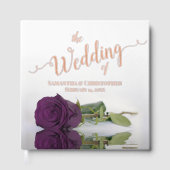 Élégant Plum violet Rose Grand Mariage (Recto)