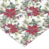 Elegant Poinsettia Bouquet Pattern kerst Tafelkleed (Gekanteld)