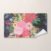 Élégant point de floraison et d'or de l'Aura d'hiv (Serviette à main)