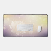 Élégant pois de bureau en fleur de Lotus (Clavier et souris)