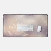 Élégant pois de bureau en fleur de Lotus (Clavier et souris)