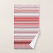 Élégant Pois parallèle lignes Motif graphique (Serviette à main)