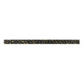 Elegant polka dots - Black Gold Lint (Voorkant)