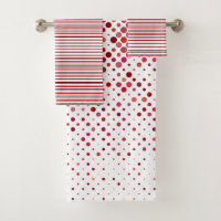 Elegant Polka Dots Parallel Lines Grafisch Patroon