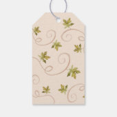 Elegant pompoen Herfst Baby shower dank u Label Cadeaulabel (Achterkant)
