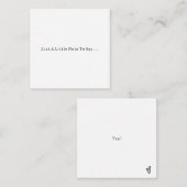 Elegant Positive Celebration Quote Yay Card Notitiekaartje (Voorkant / Achterkant)