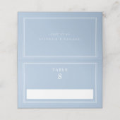Elegant Powder Blue Wedding (Buitenkant ongevouwen)
