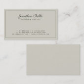 Elegant Premium Silk Finish Luxe Professional Visitekaartje (Voorkant / Achterkant)
